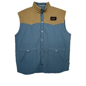 Howler Bros Men's 2XL/XXL Rounder Vest Western Puffer Primaloft Insulated Blue